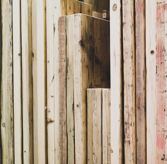 Finished Lumber Finished lumber at a home improvement store