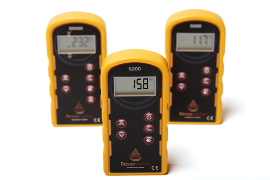 Three quality Bessemeter wood moisture meters