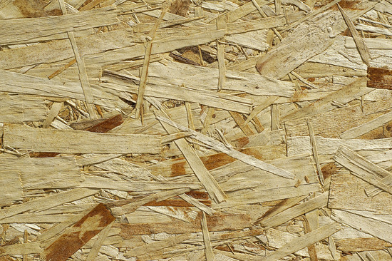 An oriented strand board subfloor