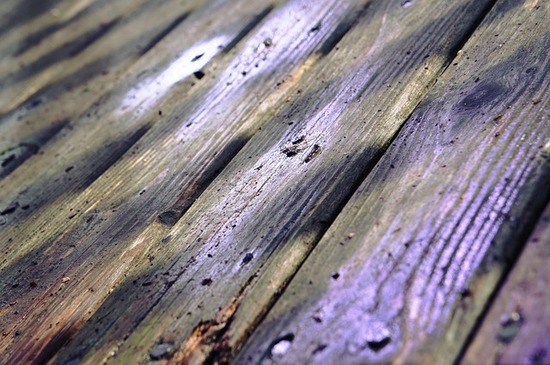 Warped wood boards