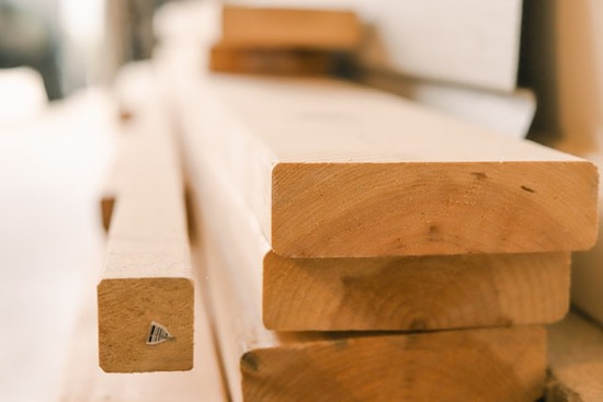 Wood boards that are about one-inch thick