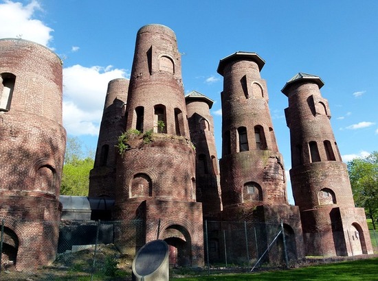 Large kilns made of cement