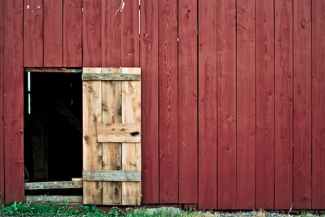 An old barn, a great source of reclaimed wood