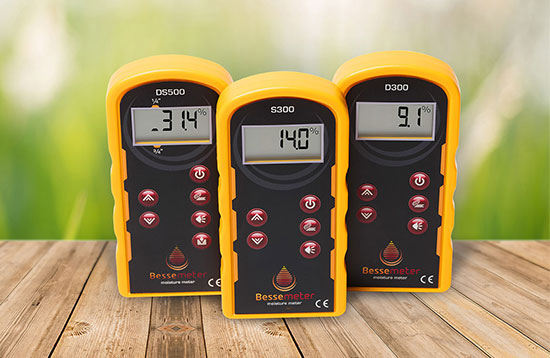 Bessemeter moisture meters used to measure OSB moisture content