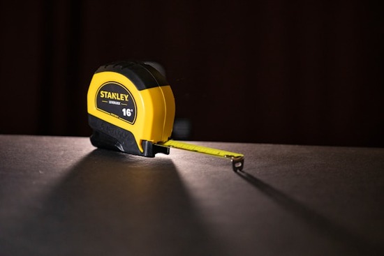 A tape measure, one of the simple, important measuring tools