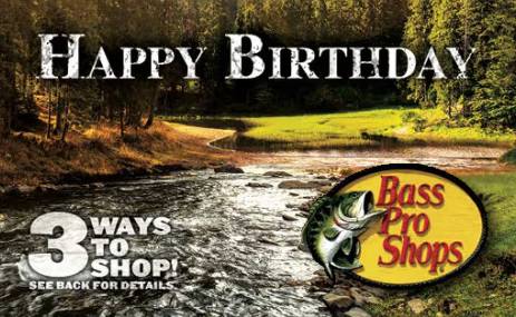 Cabela's Birthday Gift Card