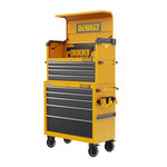 Yellow Dewalt combo tool chest