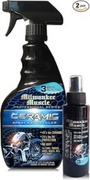 Waxing spray set for motorcycles